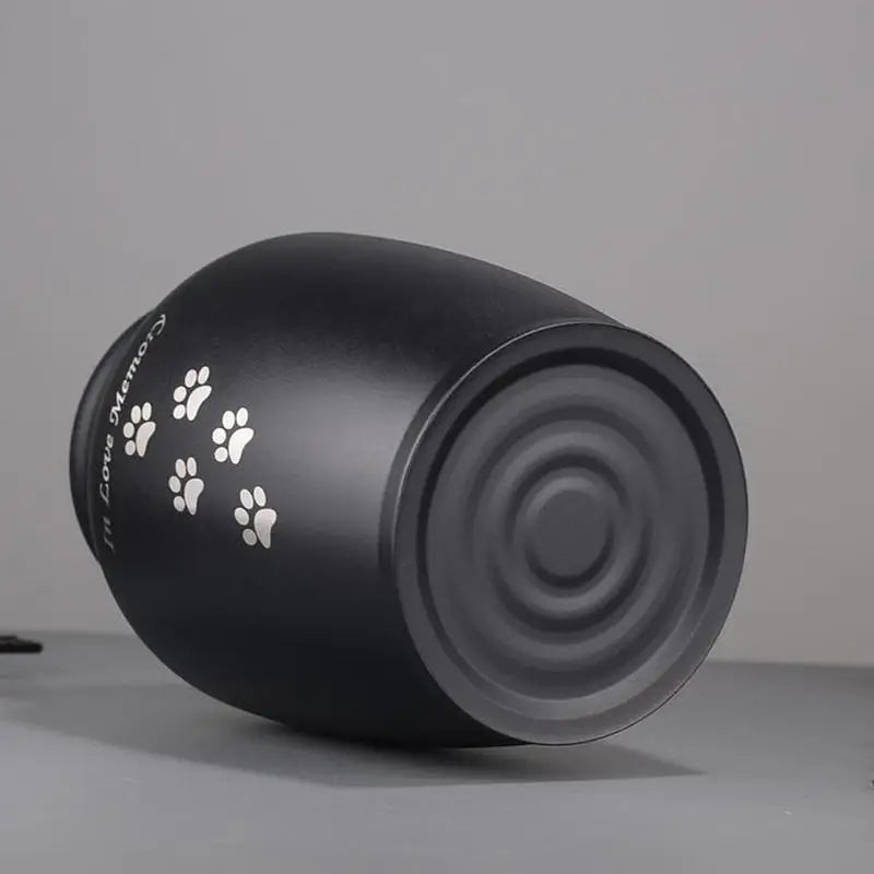Metal Dog Urn Cat Ashes Stainless Steel Pets Urn Puppy Cremation Box Dogs Funerary Container Pets Memorial Funerary Supplies